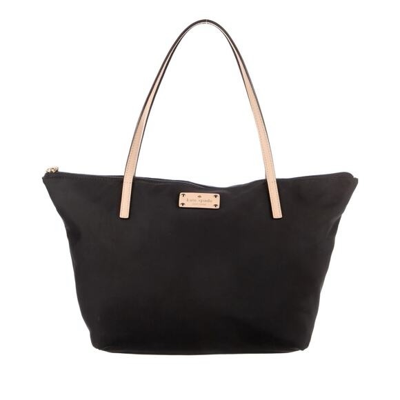 Vintage Kate Spade Black Sophie Large Shoulder Tote Bag Travel Classic Spacious - Picture 1 of 9